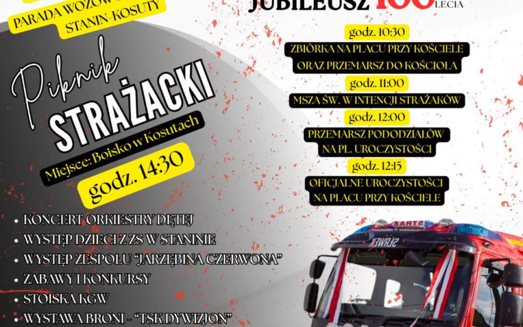 DJ Oles gwiazdą wieczoru na 100-leciu OSP Stanin.